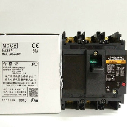 1PC Fuji EA33AC Molded Case Circuit Breaker 3P 20A ping
