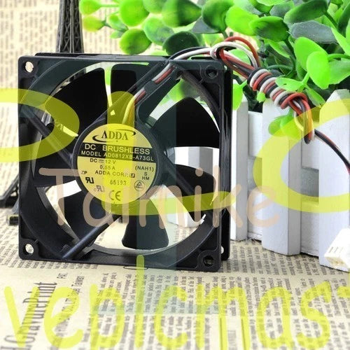1PC AD0812XB-A73GL ADDA Cooling Fan 12V 0.55A 8025 3pin ~