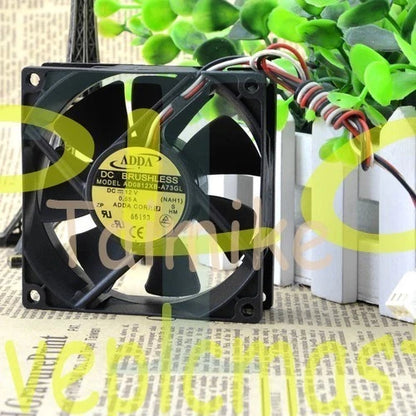 1PC AD0812XB-A73GL ADDA Cooling Fan 12V 0.55A 8025 3pin ~