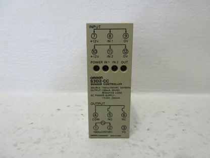 Omron S3D2-CC PLC Sensor Process Controller S3D2CC One Free Shipping