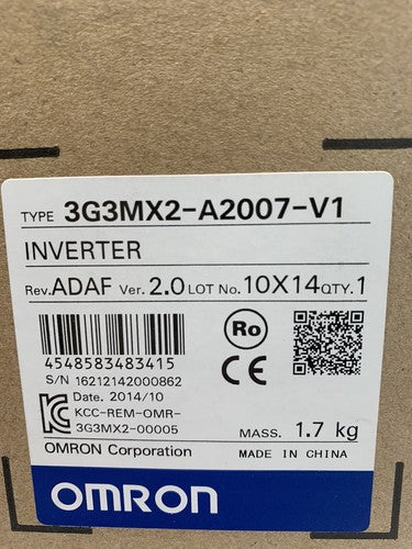 One Omron 3G3MX2-A2007-V1 Inverter 3G3MX2A2007V1 ping
