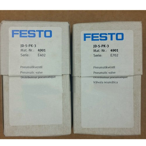 Festo JD-5-PK-3 4901 Valve One Free Shipping JD5PK3