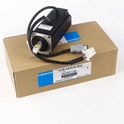 Omron R7M-A20030-BS1 SmartStep AC Servo Motor, 200W, 3000RPM, With Brake