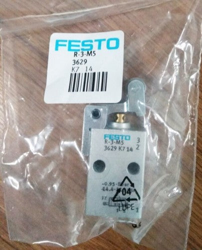 Festo R-3-M5 3629 Roller Lever Valve One Free Shipping R3M5