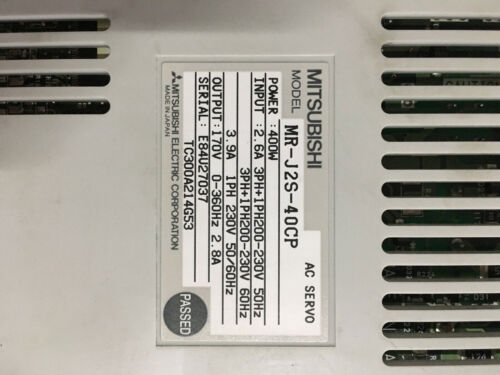 Mitsubishi MR-J2S-40CP Servo Driver for Precise Control - MITSUBISHI