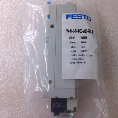 One Festo VN-14-L-T4-PQ3-VQ3-RO2-M 532645 Vacuum Generator Free Shipping