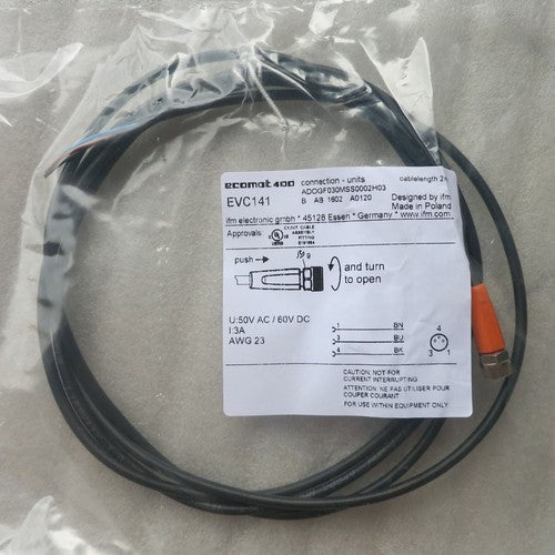 IFM EVC141 Connection Cable  One Free Shipping