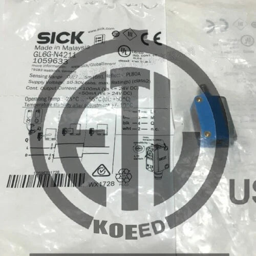 1 pcs For Photoelectric switch Sensor GL6G-N4211 1059633 #ko