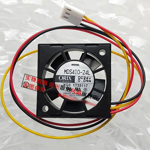 1pcs  ORIX MDS410-24L 24V 0.09A 4CM 4010 3-wire inverter alarm fan 3pin