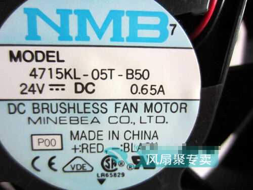1pcs NMB 4715KL-05T-B50 24V 0.65A 12CM 12038 inverter cooling fan