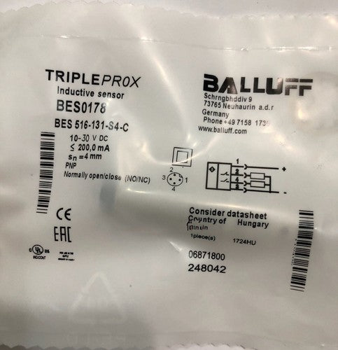 BALLUFF BES 516-131-S4-C Sensor One Free Shipping
