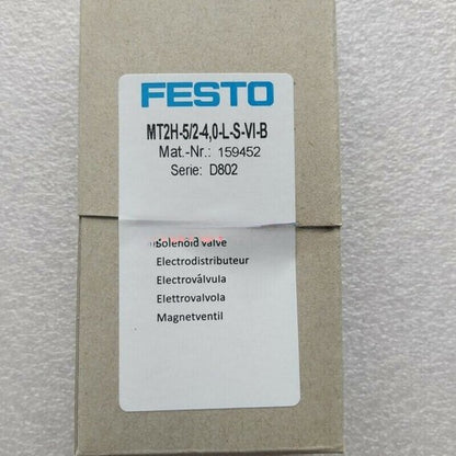 Festo MT2H-5/2-4,0-L-S-VI-B 159452 Solenoid Valve One MT2H5/24,0LSVIB