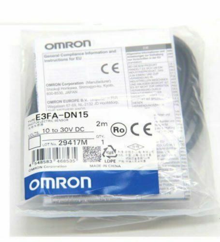 Omron E3FA-DN15 Photoelectric Sensor 10-30V DC - 1pc - OMRON