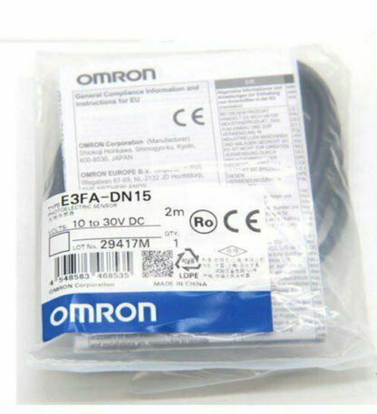 Omron E3FA-DN15 Photoelectric Sensor 10-30V DC - 1pc - OMRON
