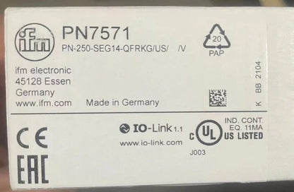 IFM PN7571 Pressure Sensor  One ping