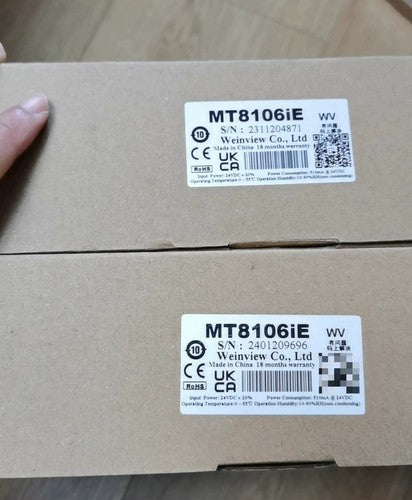 Weinview MT8106iE HMI Touch Screen One ping