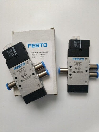 Festo CPE10-M1BH-5L-QS-6 196883 Solenoid Valve One CPE10M1BH5LQS6
