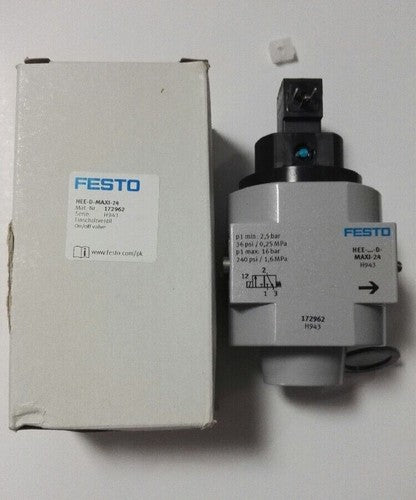 Festo HEE-D-MAXI-24 172962 Valve One Free Shipping HEEDMAXI24