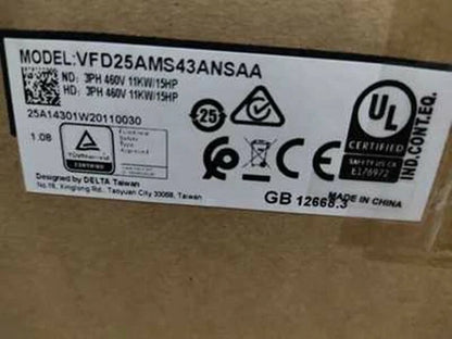 1PC Delta VFD25AMS43ANSA Inverter ping
