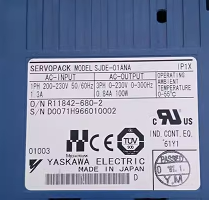 Yaskawa SJDE-01ANA Servo Driver 1PC ping SJDE01ANA