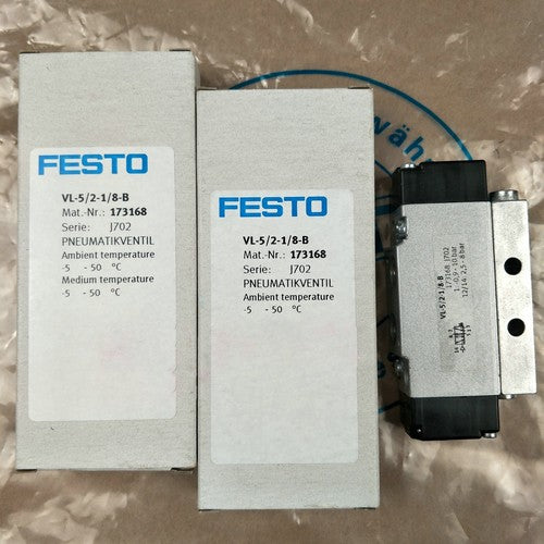 Festo VL-5/2-1/8-B 173168 Pneumatic Valve One Free Shipping