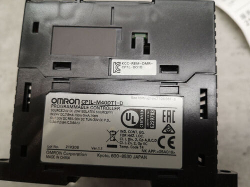 Omron CP1L-M40DT1-D Programmable Controller - New in Box - OMRON