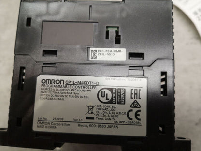 Omron CP1L-M40DT1-D Programmable Controller - New in Box - OMRON