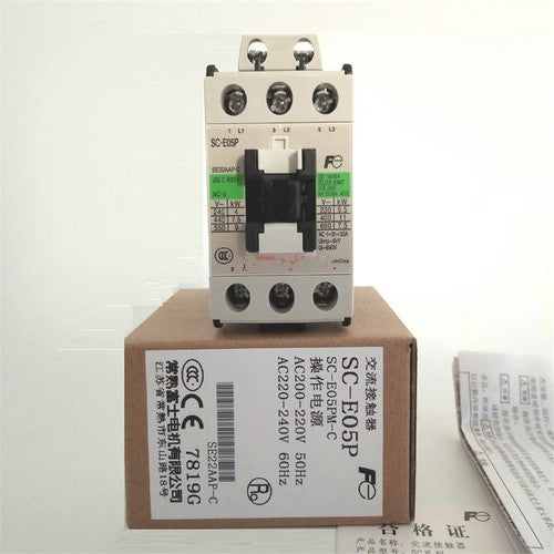 Fuji SC-E05P AC 220V Magnetic Contactor 1PC SCE05P