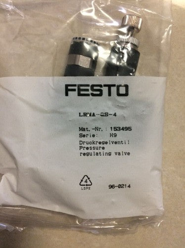 Festo LRMA-QS-4 153495 Reducing Valves One Free Shipping LRMAQS4