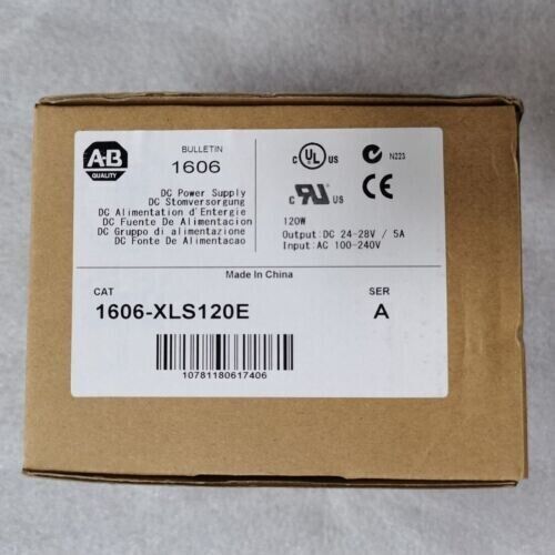 Factory Sealed AB 1606-XLS120E 24 VDC Power Supply 1606XLS120E