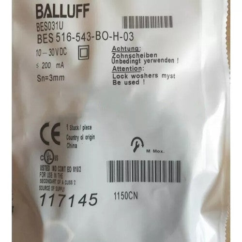 BALLUFF BES 516-543-BO-H-03 Proximity Switch Sensor One Free Shipping