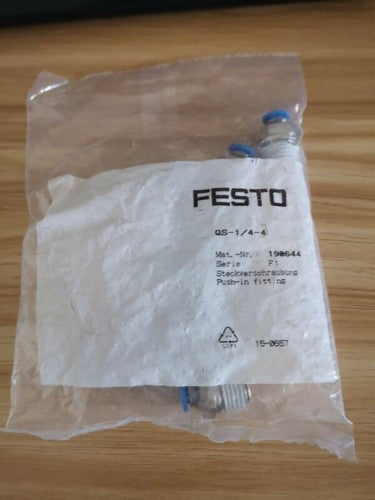 10PCS/1bag Festo QS-1/4-4 190644 Fittings Free Shipping QS1/44