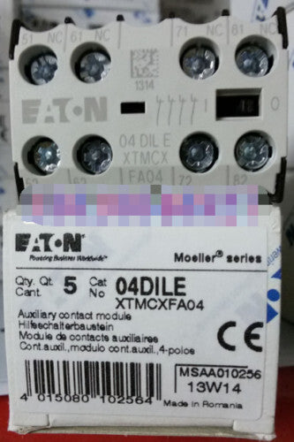 1PCS Eaton Moeller 04DILE XTMCXFA04 Auxiliary Contact ,4NC