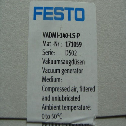 Festo VADMI-140-LS-P 171059 Vacuum Generator One VADMI140LSP