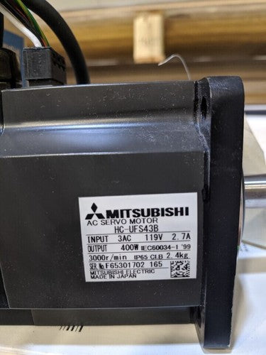 Mitsubishi HC-UFS43B HCUFS43B Servo Motor 1PC ping