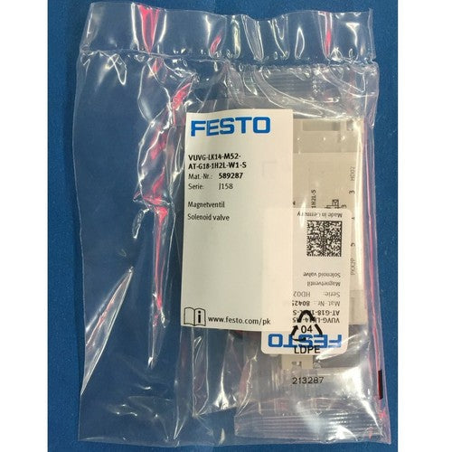 Festo VUVG-LK14-M52-AT-G18-1H2L-W1-S 589287 Solenoid Valve One Free Shipping