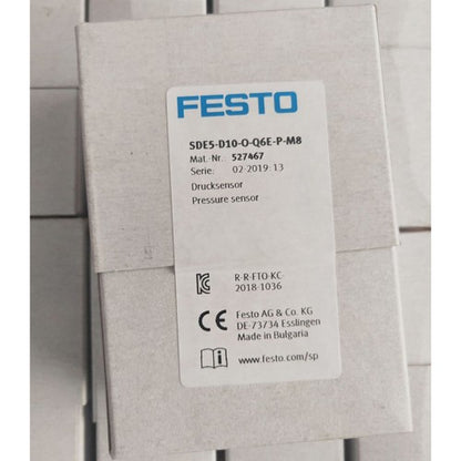 Festo SDE5-D10-O-Q6E-P-M8 527467 Pressure Switch One SDE5D10OQ6EPM8