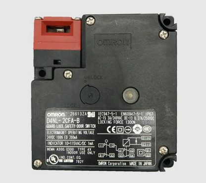 OMRON D4NL-2CFA-B Guard Lock Safety Door Switch