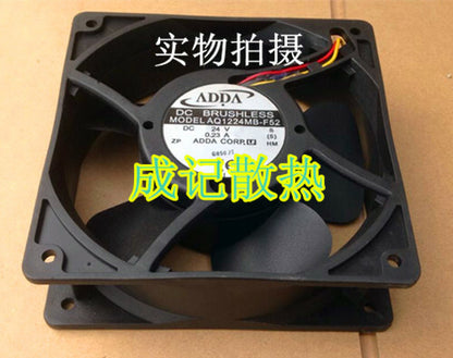 1pcs ADDA AQ1224MB-F52 12038 24V 0.23A 12CM fan