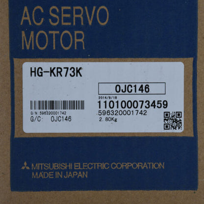 Mitsubishi HG-KR73K AC Servo Motor - 1PC New In Box - MITSUBISHI