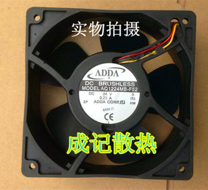 1pcs ADDA AQ1224MB-F52 12038 24V 0.23A 12CM fan