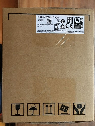 One Delta VFD022EL43A Frequency Converter 380V 2.2KW ping
