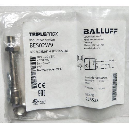 BALLUFF BES02W9 BES M08MH1-PSC30B-S04G Sensor One Free Shipping