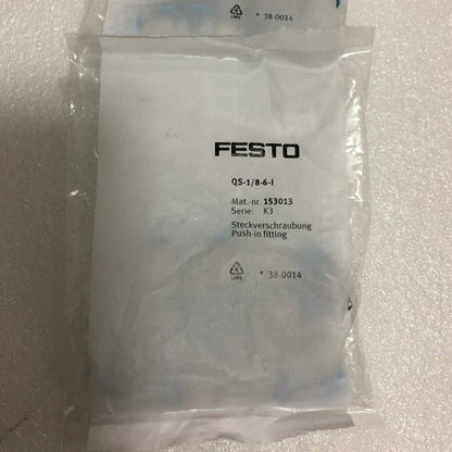 1Bag/10PCS Festo QS-1/8-6-I 153013 Connector Free Shipping