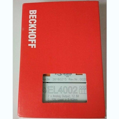 Beckhoff EL4002 Module  One In Box ping