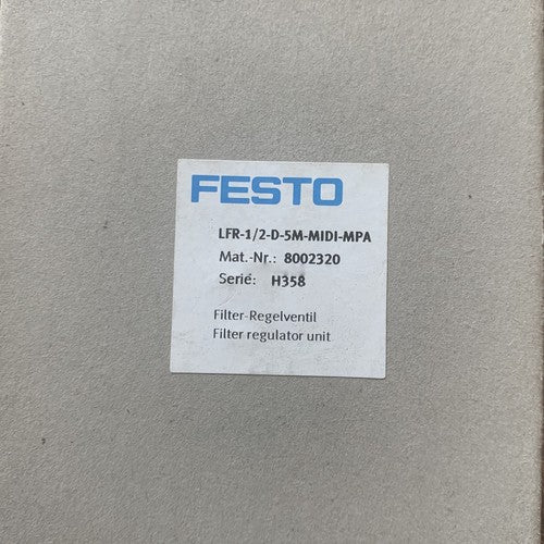 1PC Festo 8002320 LFR-1/2-D-5M-MIDI-MPA filter pressure reducing valve