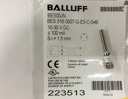 BALLUFF BES 516-3007-G-E5-C-S49 Proximity Sensor One Free Shipping