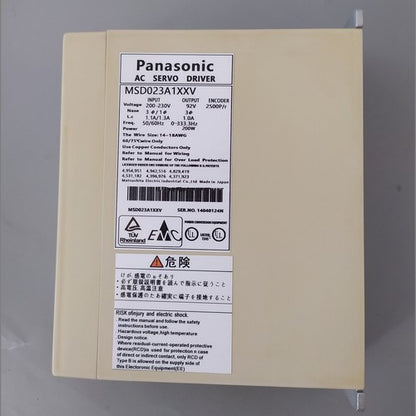 Panasonic MSD023A1XXV Servo Driver 1PC ping