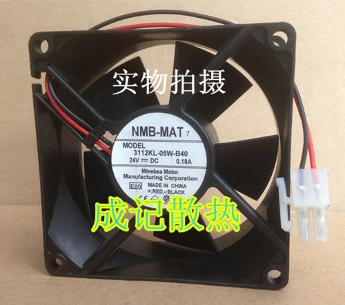 1pcs NMB 3112KL-05W-B40 24VDC 80X32 DC cooling fan