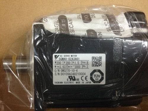 Yaskawa SGMAV-02A3A61 Servo Motor 1PC ping SGMAV02A3A61